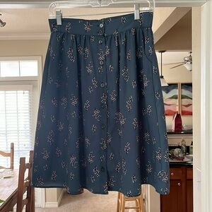 Floral Midi Skirt